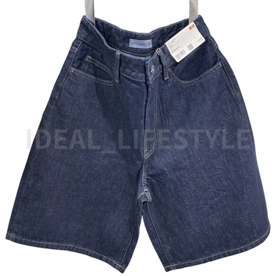 UNIQLO JW ANDERSON Denim Half Pants 21-29 Shorts 100% Cotton Women