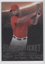 2011 Playoff Contenders Season Tickets Crystal Collection Albert Pujols 02v3