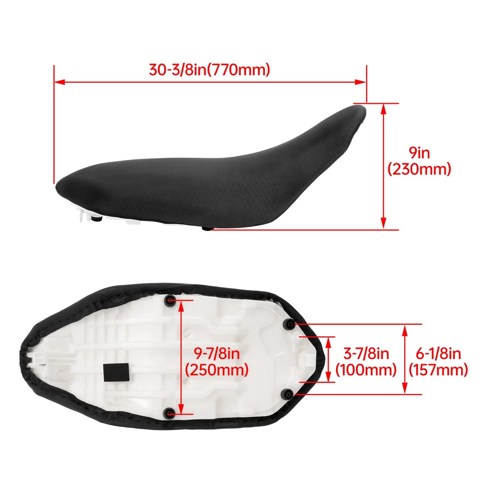 Complete Seat Assembly for Yamaha Raptor 700 700R 15-21 2016 2017 2018 2019 2020 Foto 3 de 4