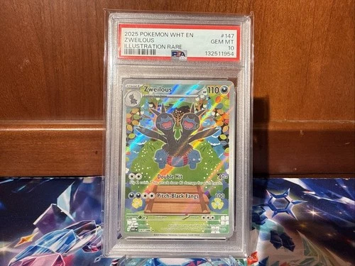 Zweilous 147/086 Sv: White Flare Holo PSA 10