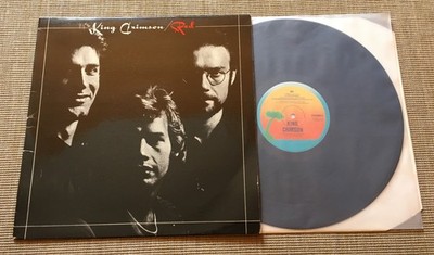 KING CRIMSON RED LP 1975 UK ISLAND ILPS 9308 RE A3B5 SÉAN/PECKO PALM TREE ROBOR