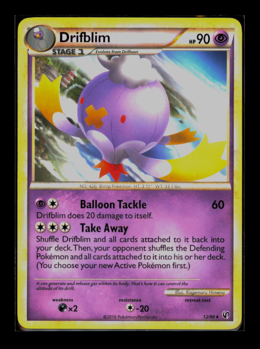 Pokemon Drifblim Undaunted 12/90 NM