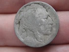 1913 S Buffalo Nickel 5 Cent Piece- Type 1, Buffalo On Mound, Raised Ground