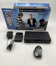 Samson Stage 5T 3 In 1 Professional Wireless Microphone System Kit Not Tested