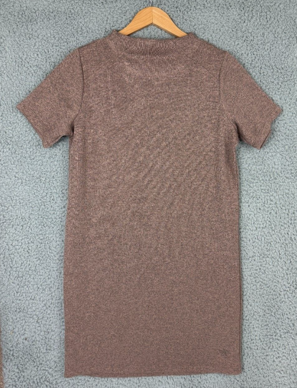 Arc'teryx Laina MiniShift Abito XS Marrone Finto Collo Manica Corta Maglia Pullover