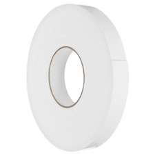 1pcs Double Sided Foam Tape PE Sponge Mounting Tape White, 50ft x1"x1/16"