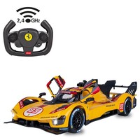 Jamara Ferrari 499P-N83 1:14 Gelb 2,4Ghz TüR Manuell Rc Auto
