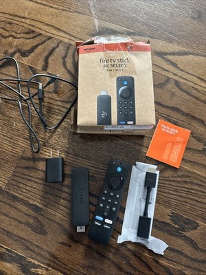 Open Box Amazon Fire TV Stick 4K Select start streaming in 4K, AI-powered