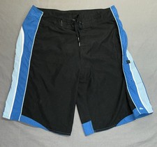 Quiksilver Board Shorts Mens 36 Quick Dry Colorblock Surf Swim Trunks Flaw