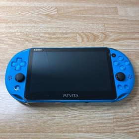Near Mint Sony PlayStation PS Vita PCH-2000 Slim Aqua Blue Model