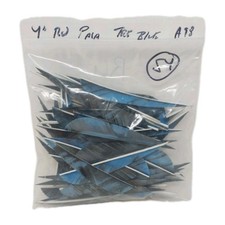 54 Count Archery Arrow Feathers 4" Right Wing Parabolic: Camo Tre Blue