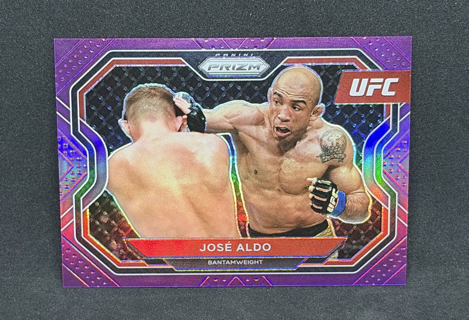 2021 Panini Prizm UFC - Jose Aldo #111 Purple Prizm /149