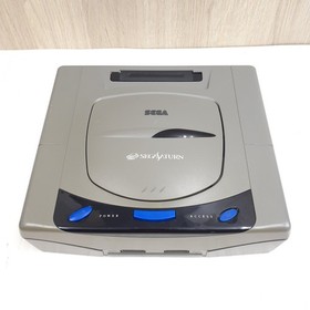 SEGA SATURN CONSOLE with 2 Light Virtua Gun controllers & 5 Games Japanese Gray