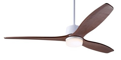 MODERN FAN COMPANY ARBOR DC LED 54'' CEILING FAN GLOSS WHITE MAHOGANY with REMOTE