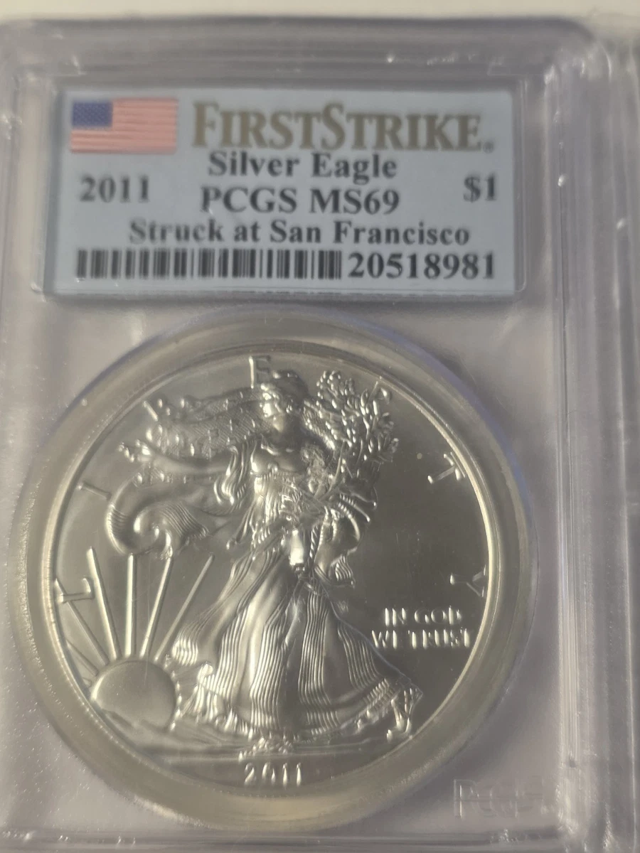 American Eagle PCGS 2011 Silver Bullion Coins for sale | eBay