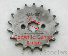 428 18T 17mm Drive Front Counter Sprocket ATV Pit Bike Lifan YX Loncin, 110 125 
