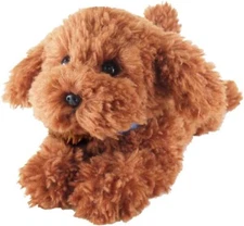 Sun Lemon Knee Dog Toy Poodle Brown 18.2 x 10.4 x 31.6cm Stuffed Animal