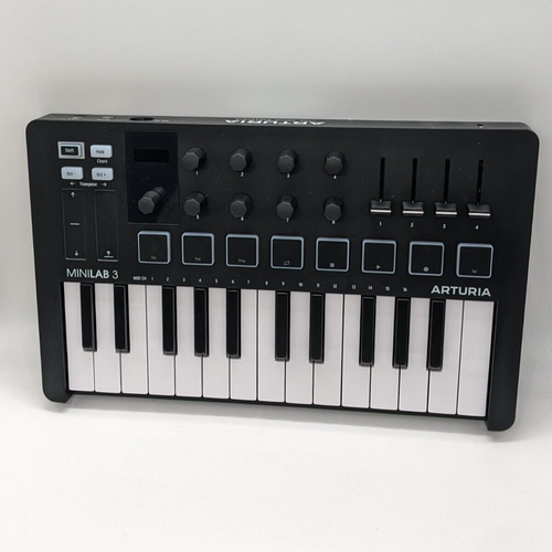 Arturia MiniLab 3 USB keyboard MIDI controller music production 25-key 8 pads - 第 1/15 張圖片