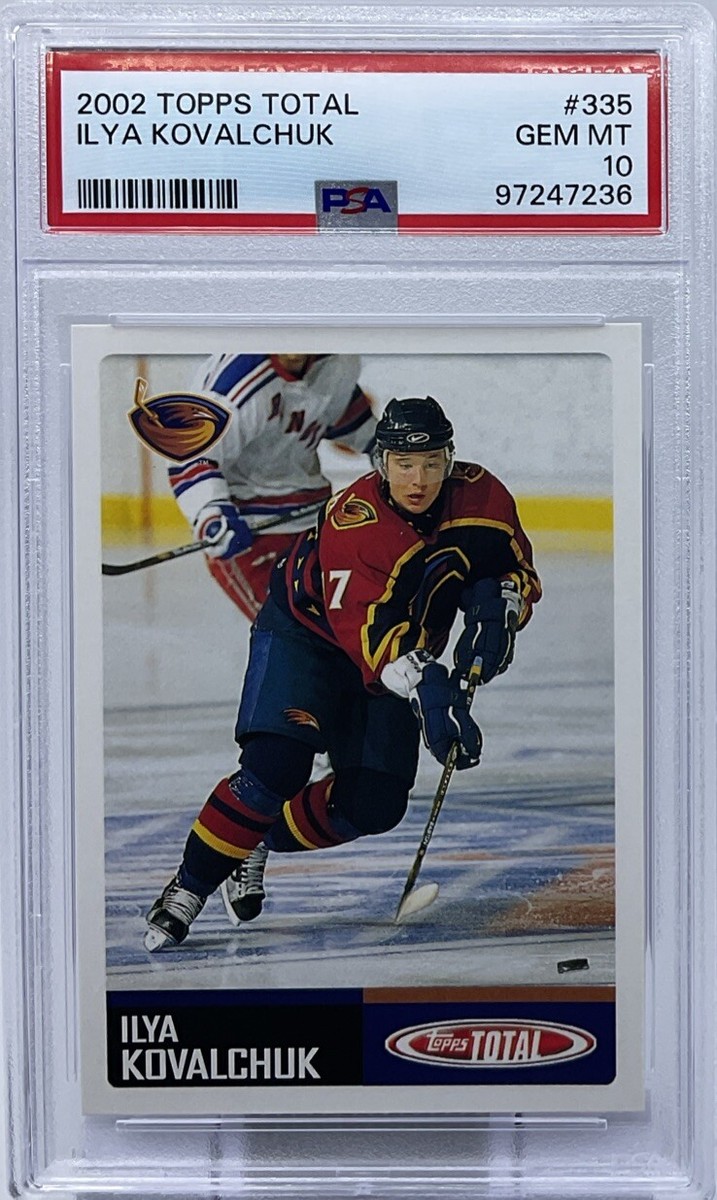 Ilya Kovalchuk PSA 10 -2002 Topps Total -Thrashers, Devils, HOF