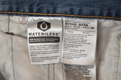 Levis 559 Jeans Relaxed Baggy Straight Mid Rise Med Wash Blue Denim Mens 34x32 - Picture 11 of 24
