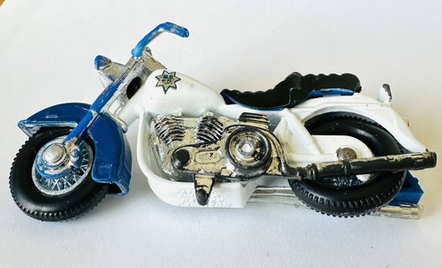 1993 Matchbox Harley-Davidson POLICE Bike Electraglide Motorcycle 3.5” Toy - Picture 5 of 6