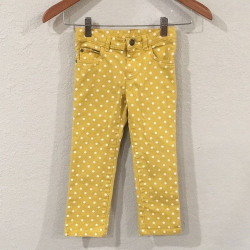 Carter's Girls Sz 5 Polka Dot Jeans Adjustable Waist Stretch