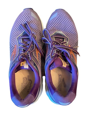 Scarpe da corsa Brooks Ghost 12 viola da uomo, taglia: 12 - Foto 8 di 9