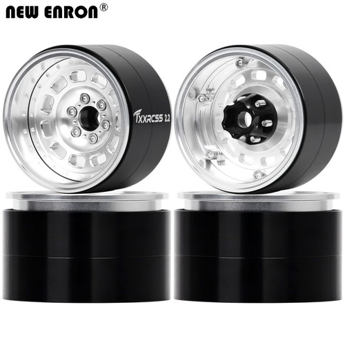 CNC 2.2 inch Beadlock Offset -5/-15mm Wheel Rim For RC 1/10 Axial SCX10 KM TRX4 - Picture 70 of 79