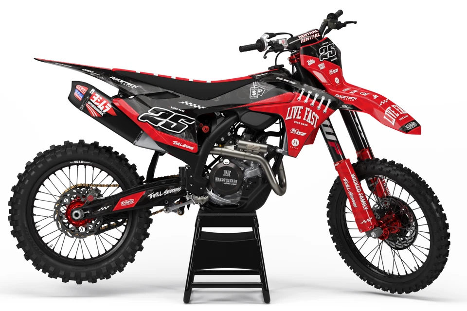 2024 MC 50 Graphics Kit For GAS GAS 50MC MC50 GASGAS Decals 24 For OEM Plastics - Изображение 3 из 4