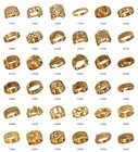 set of 36 pcs WAX PATTERNS for Lost Wax Casting silver or gold Jewelry_w21