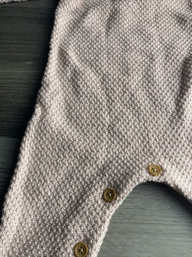 Modern Moments 0-3mo By Gerber Pink Button Knitted Onsie 8-12lbs 21-24 Inches - Picture 7 of 18