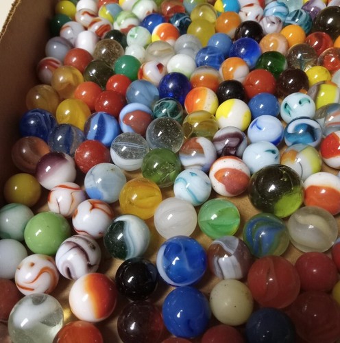 Found Some Old Marbles ⭐ Lot of 30 Misc Random Peltier Pontil Vitro Akro Agate - Picture 7 of 12