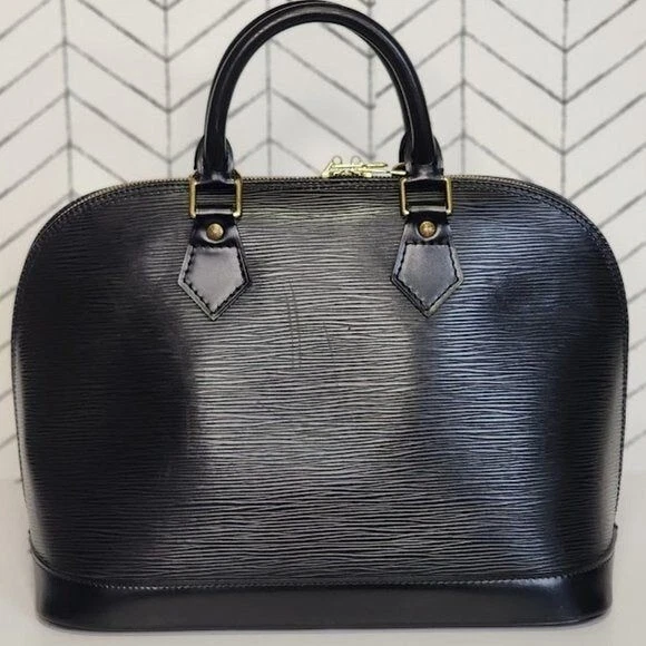 Authentic Louis Vuitton Alma Black Epi Handbag - Pre-owned Luxury - Image 3 of 3