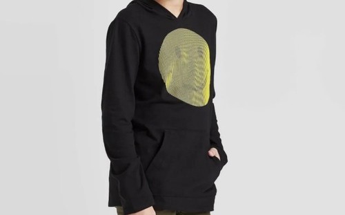 (New) Cat & Jack Boys Interactive Graphic Long Sleeved Hooded T-Shirt Size 6/7 - Picture 3 of 4