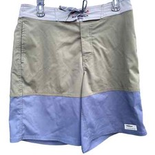 LL Bean Swimming Shorts Men's Medium Colorblock Trunk Beach Shorts