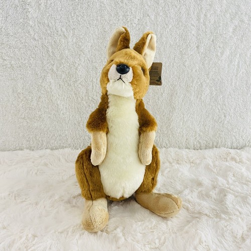 Aurora World 12" Grey Kangaroo Flopsie Standing New with Tag NWT - Picture 4 of 9