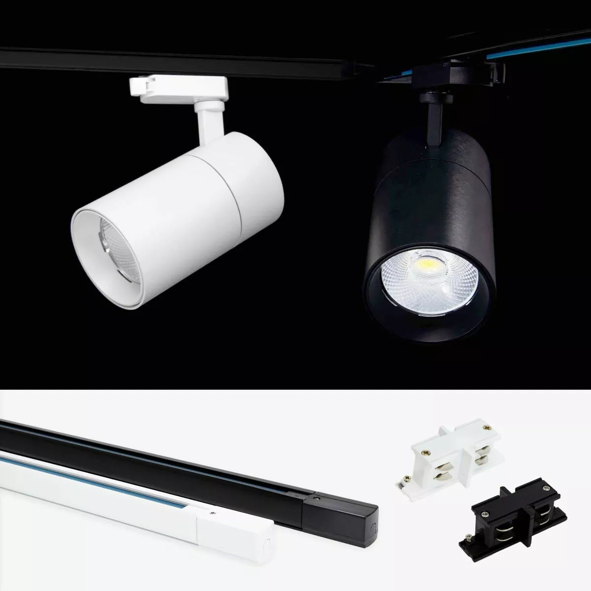 Track light clearance beam angle