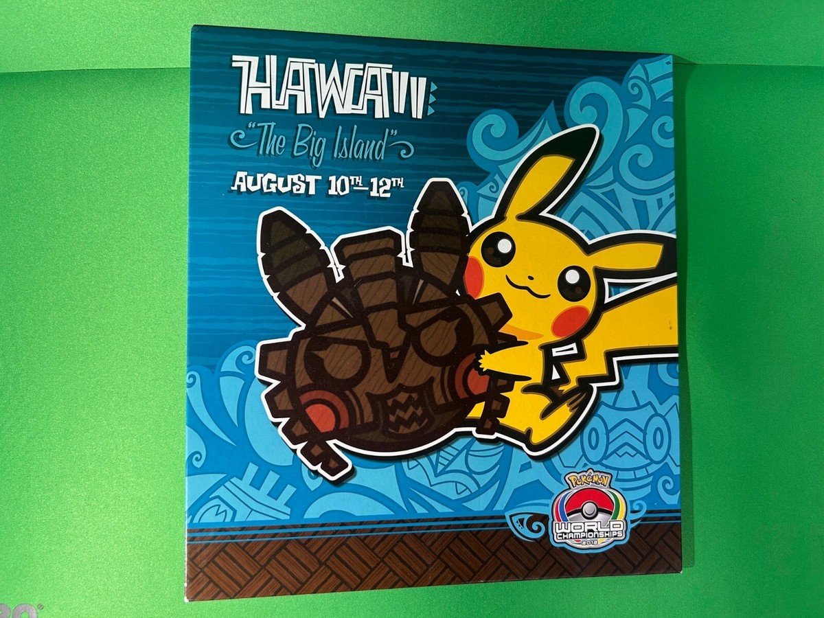 Pokemon 2012 World Championship Pikachu Hawaii Big Island 3 Ring