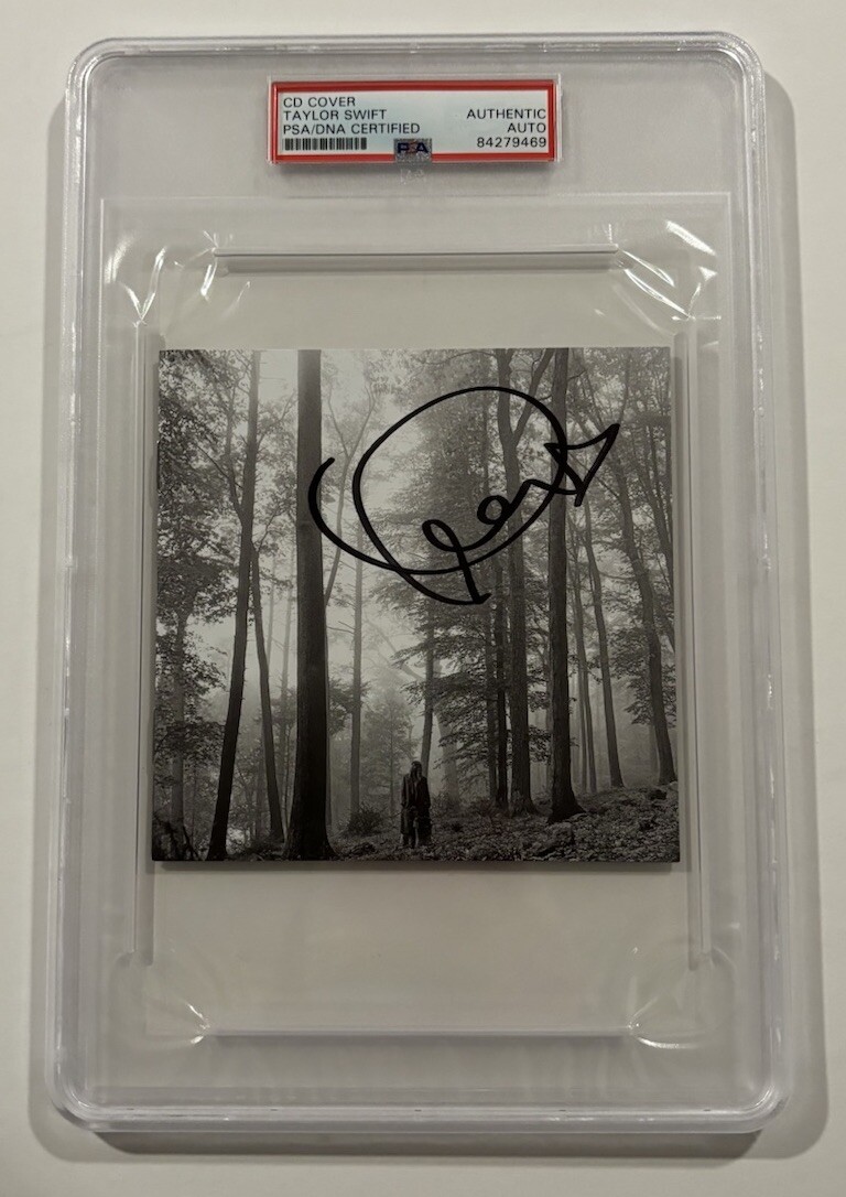 Taylor Swift サインCD Amazon.com: Swift Signed CD w/PSA COA Framed Poet : Taylor