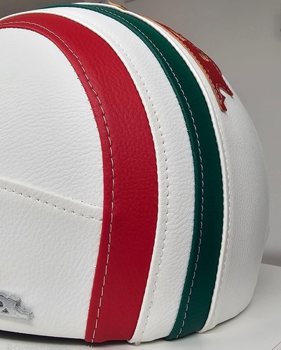 Casco Vintage Caucho Revestido Polipiel con Visera 125 Primavera Gl ET3 TAMAÑO S - Imagen 2 de 6
