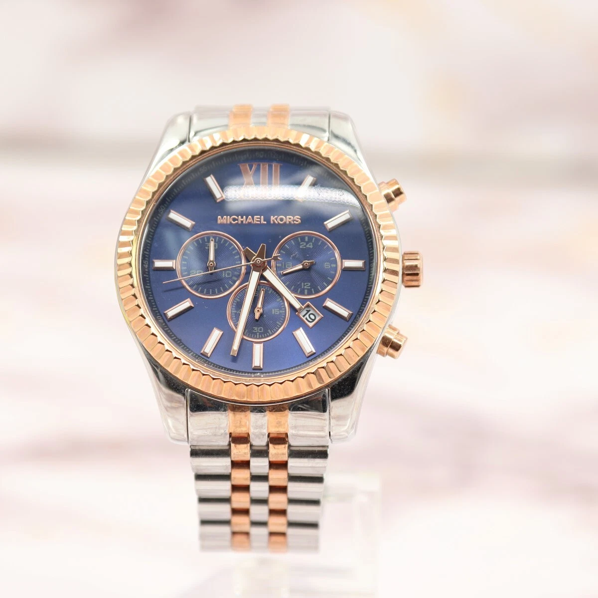 Michael Kors MK8412 Lexington Orologio da polso in acciaio inossidabile bicolore (PZ1003479)