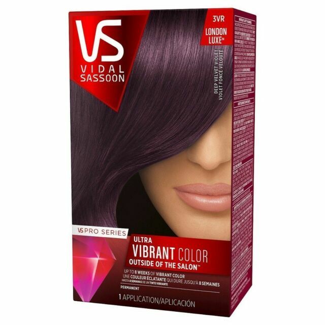 Vidal Sassoon Pro Series Hair Color 3vr Deep Velvet Violet 1 Kit For Sale Online Ebay