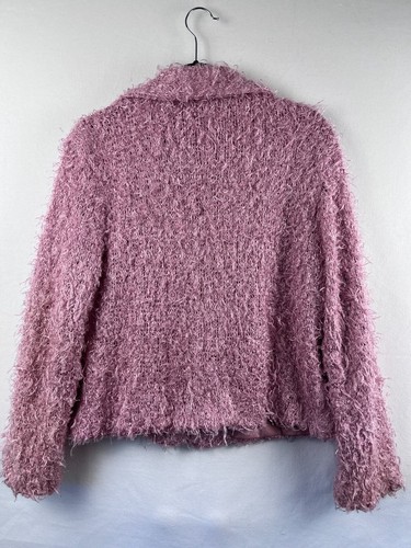 Cooper St Clothing - Size 14 - Women's Pink Fully Lined Textured Knit Jacket - Picture 2 of 4