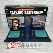  READ Milton Bradley 1989 Electronic Talking Battleship Game Complete Tested