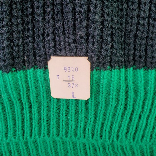 NUEVO CON ETIQUETAS 1980 Knitwaves Verde y Azul Marino Tejido Tenis Suéter Chaleco Para Hombres M ** - Imagen 4 de 8