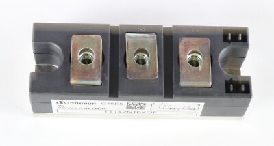 New TT142N16KOF Infineon Powerblock Tyristor Module 142A 1600V DUAL-SCR