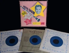 Artie Shaw-Four Star Favorites-RCA Victor WP 85-Vintage 1951 3-45 EP Box Set!!