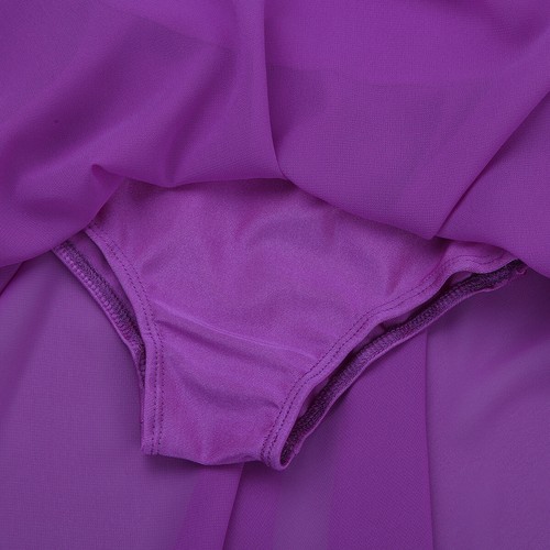 Kinder Mädchen lyrisches Ballett Tanz Kleid Turnanzug Fitnessstudio Maxirock Kostüm Outfit Set - Bild 69 von 78