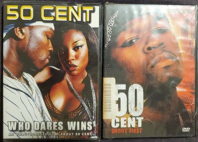 50 Cent - Who Dares Wins (DVD, 2005) and 50 Cent Shoot First (DVD, 2003)