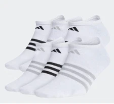 adidas Superlite No-Show Socks 6 Pairs CK0644 Women’s Size 5-10